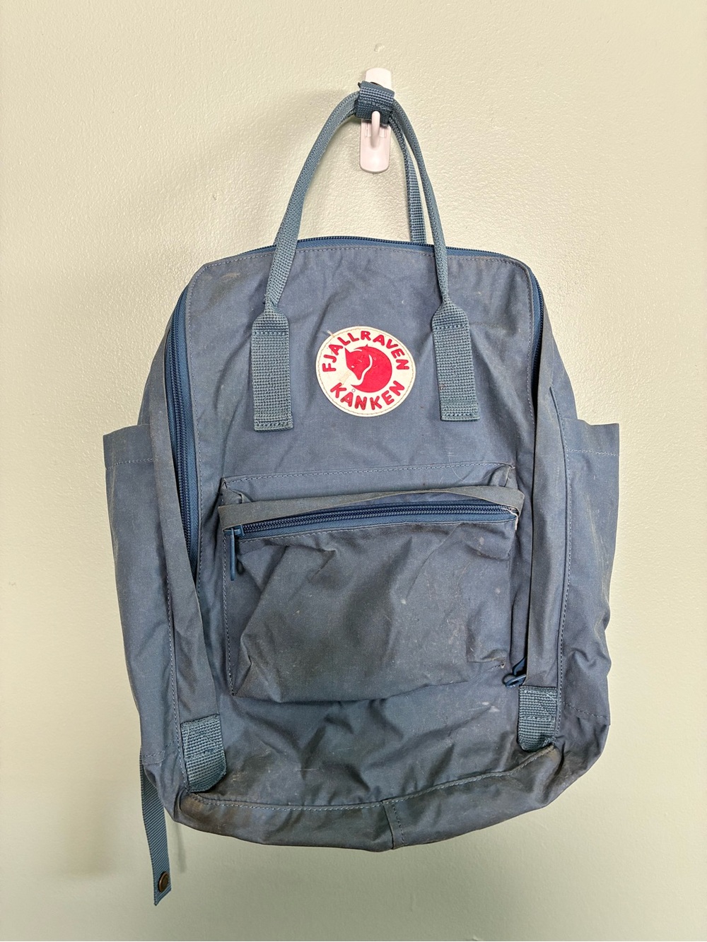 Fjallraven Kanken Small Backpack Double Handle Navy Bag Outdoor School Unisex